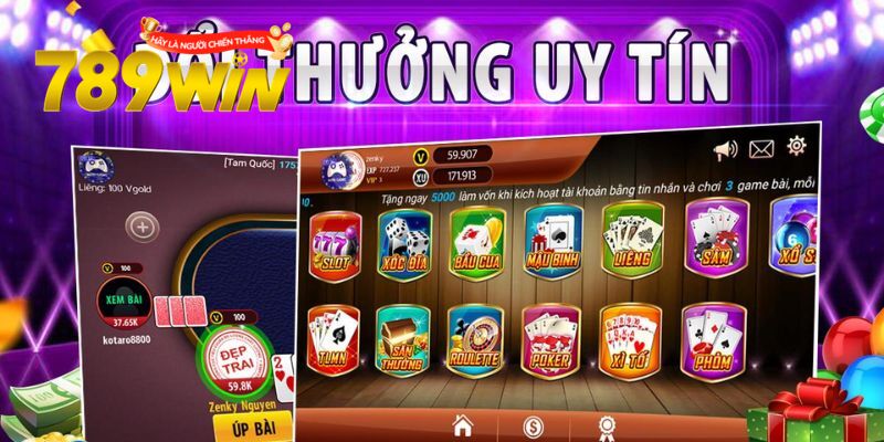 Ưu điểm của game bài đổi thưởng 789win